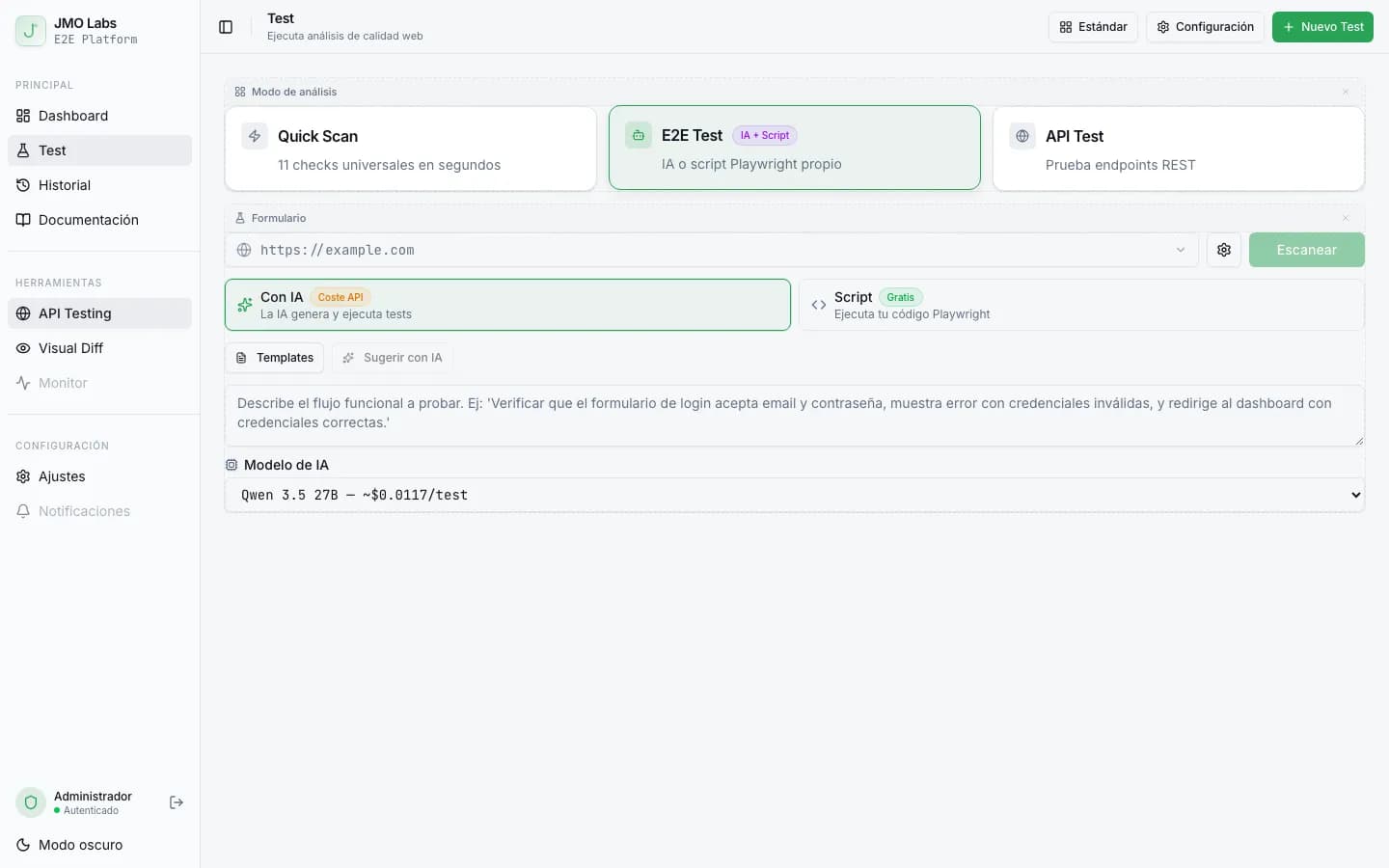 Tests E2E que se reparan solos: cómo construimos un pipeline de self-healing con IA