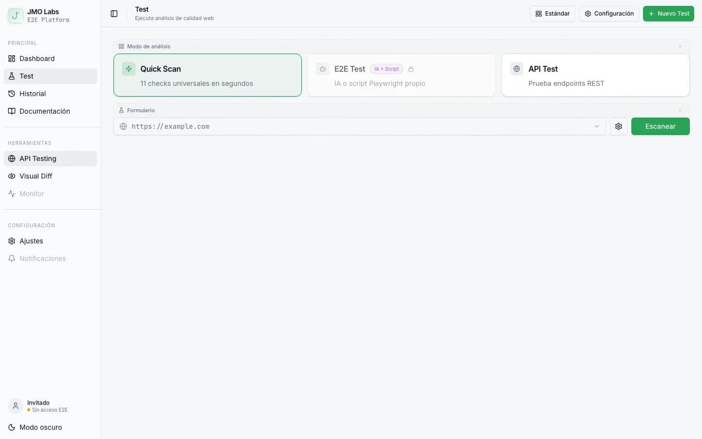 Playwright como motor de una plataforma de testing: la historia de JMO Labs